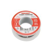 Припой с канифолью 100 гр. d=2. 0 мм (Sn60 Pb40 Flux 2. 2%) REXANT  (09-3223)