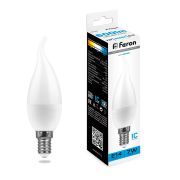 Лампа LED  7 Вт E14 свеча 2700K 230В LB-97 Feron 25475