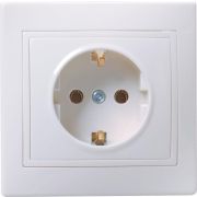 Розетка 1м с з/к 16 А КВАРТА бел. РС10-3-КБ