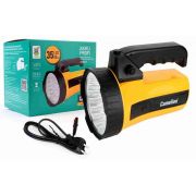 Фонарь-прожектор LED аккум. Camelion LED 29315 (220В, желтый, 35 LED, 6В 4А-ч, пластик)