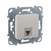 Розетка с/п телефонная 1хRJ11 (мех) крем «Unica» MGU5.492.25ZD (Schneider Electric)