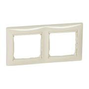 Рамка  2м  Legrand  VALENA сл.кость гориз.774352