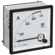 Амперметр Э47  600/5А кл. точн. 1,5 72х72мм  ИЭК