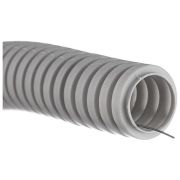 Труба ПВХ D25  гофрированная с зондом (50м) ЭРА (продажа кратно 50м)