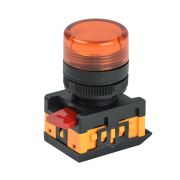 Лампа сигнальная AL-22TE d22мм желтый неон 240В цилиндр ИЭК