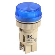 Лампа сигнальная ENR-22 d22мм синий неон 240В цилиндр ИЭК