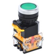 Кнопка  D8-11 d=22мм 1з+1р зеленая IEK