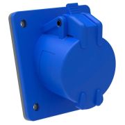 Розетка силовая встраиваемая 413 2Р+PЕ 16А-6ч/200-250В IP44 MAGNUM ИЭК