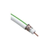 Провод RG-6U+Cu 64%+CU (75 Ом) PVC белый (100м) (R-64-PVC100) Б0044603 ЭРА
