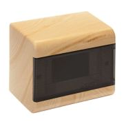 Корпус пластиковый навесной  6мод IP40 (160х132х93мм) сосна с прозр.дв. (Рувинил) 68026-27М