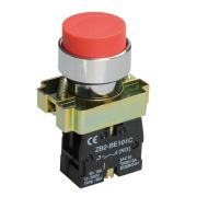 Кнопка  LAY5-BL41 без подсветки красная 1з ИЭК