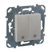 Выключатель для жалюзи нажимной беж. (Schneider Electric)MGU5.207.25zd