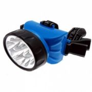 Фонарь налобный LED аккум. Ultraflash 5361 (220В, голубой, 12LED, 2 реж)