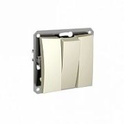 Выключатель с/п 3кл «Дуэт» крем. WDE000231 (Schneider Electric)