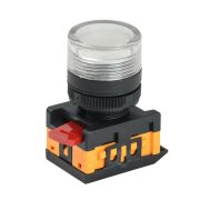 Лампа сигнальная AL-22TE d22мм прозрачный неон 240В цилиндр ИЭК