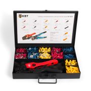 Набор изолированных наконечников и гильз М-950-1 в металлическом кейсе (КВТ) 75488