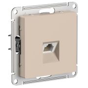 Розетка  с/п RJ45 компьютерная, кат. 5Е, (мех)  песочный, AtlasDesign ATN001283  SE