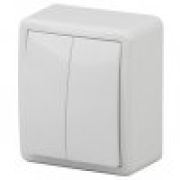 Выключатель о/п 2кл  белый  IP20  11-1204-01 Эра Эксперт Б0020663