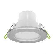 Светильник LED встраиваемый  6Вт 4000К круг хром IP44 450Лм Ø100мм (76мм) NDL-P2-6W-840-CH (аналог R63) Navigator 71368