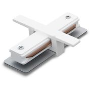 Коннектор прямой для встраиваемого шинопровода, белый, LD1004 Feron