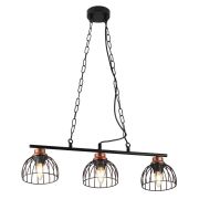Светильник подвес. Agira P3 черный E27*3 40W 	5047-203 Rivoli