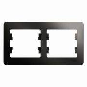 Рамка 2м  горизонт. АНТРАЦИТ  Glossa  GSL000702  SE