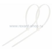 Кабельная стяжка  250х4,8(5) белый нейлон (100шт) Rexant