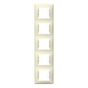 Рамка 5м  крем. верт.  «Sedna» SDN5801547 (Schneider Electric)