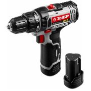 Дрель-шуруповерт 12В, 1,3А/ч, 2АКБ в кейсе ДШЛ-121 ЗУБР