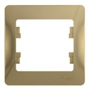 Рамка 1м  титан  Glossa  GSL000401  SE