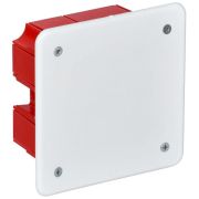 Коробка распаячная с/п 92х92х45мм КМ41001 (с саморезами)