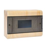 Корпус пластиковый навесной 12мод IP40 (280х190х93мм) сосна (Рувинил) 68012-27М