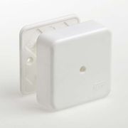 Коробка распаячная о/п для кабель-канала  80х80х25мм IP40 белая Рувинил 65005