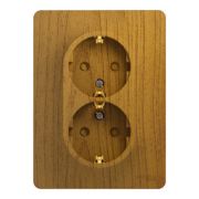 Розетка  с/п  2м  с з/к  со шторк. в сборе дуб  Glossa GSL000526  SE