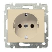Розетка 1м (мех) евро сл.кость Legrand  VALENA 774320