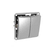Выключатель с/п 2кл «Дуэт» серебр. WDE000351 (Schneider Electric)