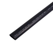 Термоусадочная трубка клеевая  24/8  (1м) чёрная СТТК (3:1) Rexant 26-0024