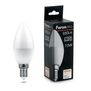Лампа LED  7,5Вт E14 свеча 2700К 630Лм 230В OSRAM-led LB-1307 Feron.PRO 38053