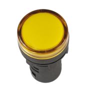Лампа сигнальная AD16DS(LED)матрица d16мм желтый  12В AC/DC ИЭК