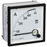 Амперметр Э47  400/5А кл. точн. 1,5 72х72мм  ИЭК