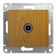 Розетка  с/п  TV  одиночная 1DB  мех. дуб  Glossa GSL000591 SE