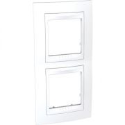 Рамка 2м гориз. Белый/бел «Unica Хамелеон» (Schneider Electric)MGU6.004.18