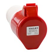 Розетка 225-32А-6h-380AC-3P+PE+N-IP44 | 222753 | КЭАЗ
