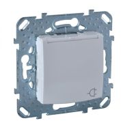 Розетка с/п 1м с з/к с кр. (мех) бел «Unica»MGU5.037.18TAZD  (Schneider Electric)