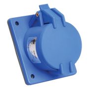 Розетка силовая встраиваемая 423 2Р+PЕ 32А-6ч/200-250В IP44 MAGNUM ИЭК