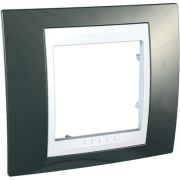 Рамка 1м  Шампань мет/бел «Unica Хамелеон» (Schneider Electric)MGU6.002.824