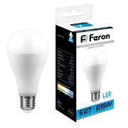 Лампа LED  25Вт А65 6400К 2200Лм Е27 230В LB-100 Feron 25792