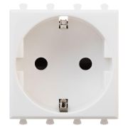 Розетка «Белое облако», 2P+E, с з/ш, «Avanti», 2 мод. | 4400002 | DKC