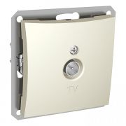 Розетка с/п телевизионная  антена коннектор 0,7db «Дуэт» крем.  (Schneider Electric)