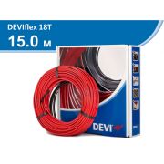 DEVI,  кабель DTIP-18 250-270Вт 15м 140F0122 (140F1237)